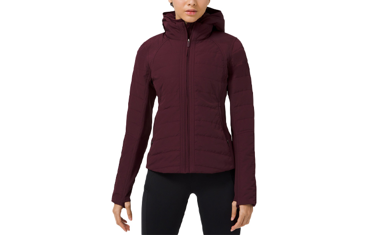 (Women) Lululemon Solid Color Logo Hoodie Jacket - Activewear LW4BDKS 圖 13