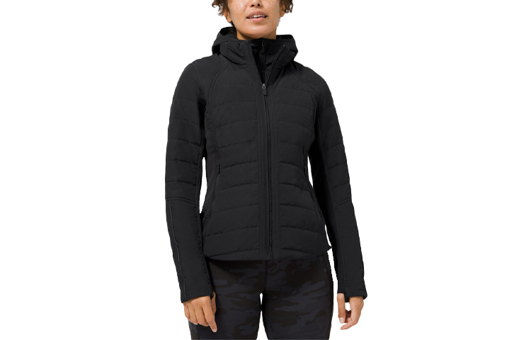 (Women) Lululemon Solid Color Logo Hoodie Jacket - Activewear LW4BDKS 圖 2