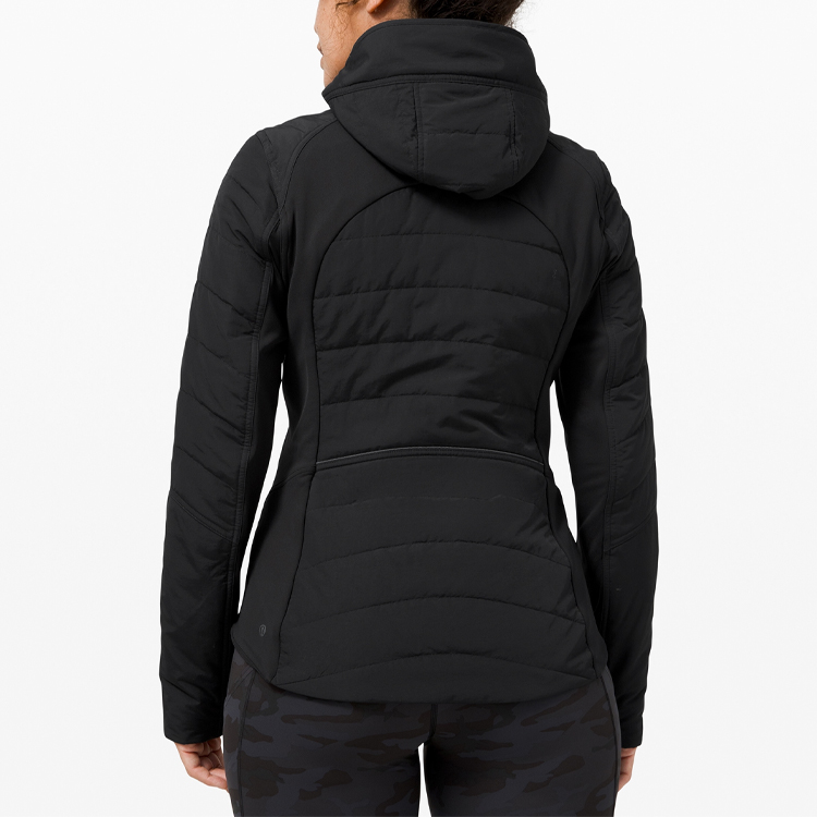 (Women) Lululemon Solid Color Logo Hoodie Jacket - Activewear LW4BDKS 圖 3