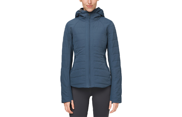 (Women) Lululemon Solid Color Logo Hoodie Jacket - Activewear LW4BDKS 圖 6