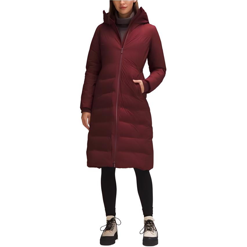 (Women) Lululemon Solid Color Long Sleeve Hooded Zip-Up Jacket LW4CEXS