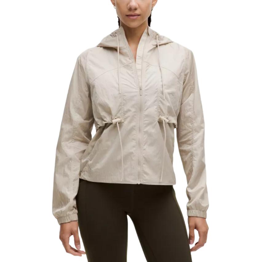 (Women) Lululemon Solid Color Long Sleeve Zip-Up Hoodie Jacket LW4CI6S 圖 5