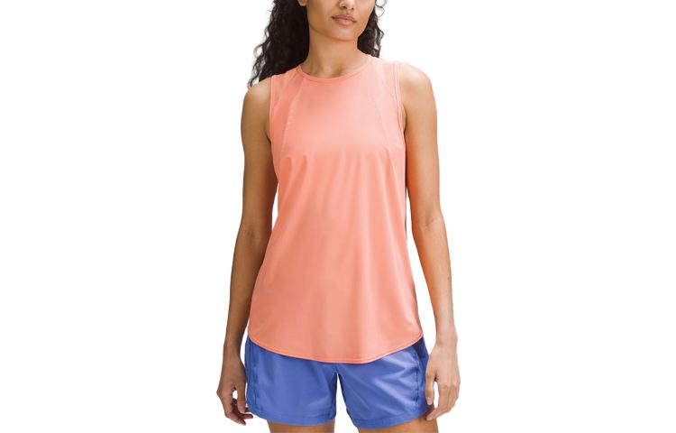 (Women) Lululemon Solid Color Pleated Back Sports Tank Top LW1DZQS