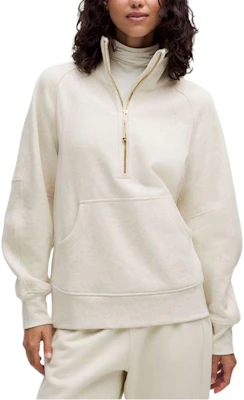 (W) Lululemon 灰色半拉鍊寬鬆長袖運動衫 LW3JFJS Order (W) Lululemon 灰色半拉鍊寬鬆長袖運動衫 LW3JFJS