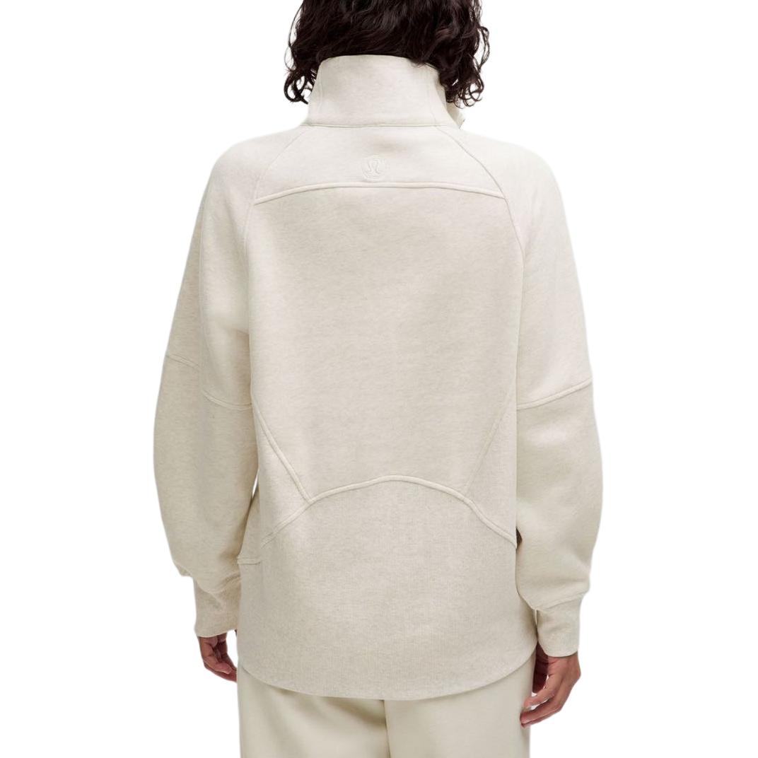 Lookbook (W) Lululemon 灰色半拉鍊寬鬆長袖運動衫 LW3JFJS