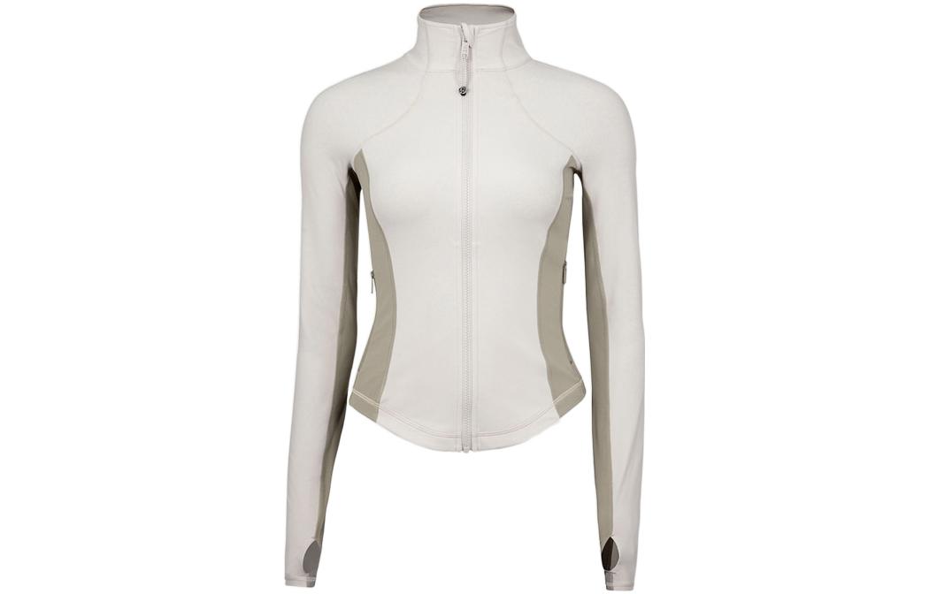 (Women) Lululemon SS22 Throwback Shape Nulu™ High-Neck Jacket White LW4BX3S