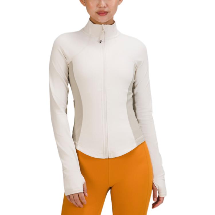 Lookbook (Women) Lululemon SS22 Throwback Shape Nulu™ High-Neck Jacket White LW4BX3S