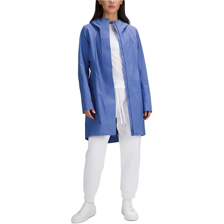 (Women) Lululemon SS23  Glyde™ Fabric Rain Rebel Solid Zipper Jacket. LW4CAOS