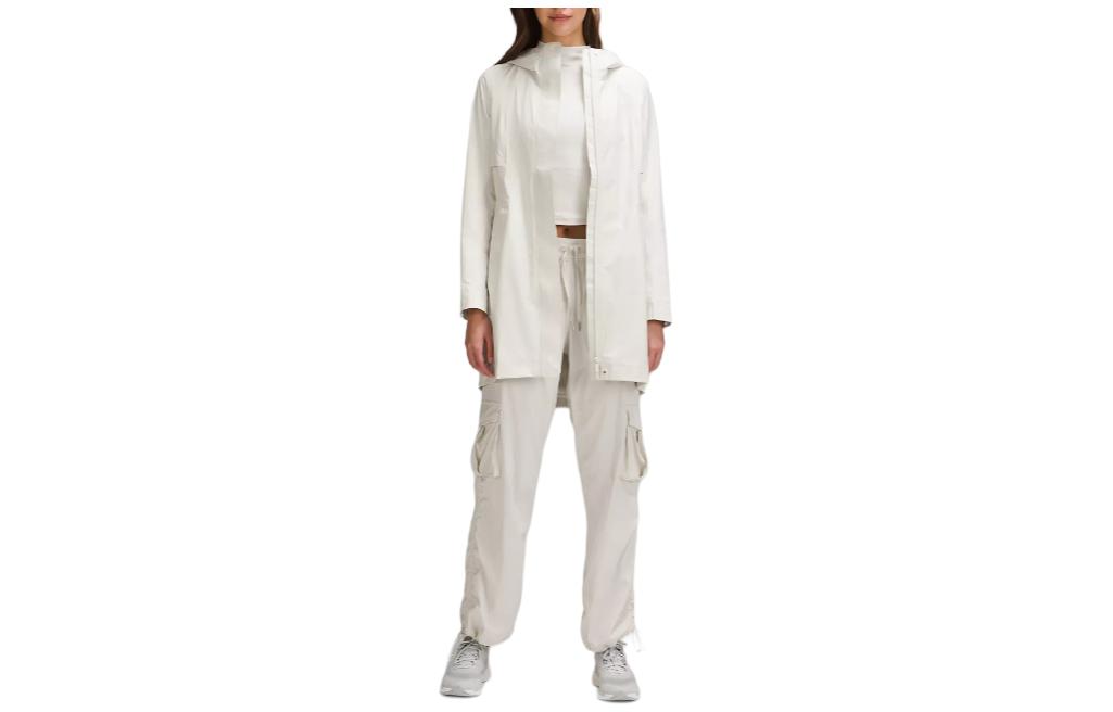 Cheap (W) Lululemon SS23 Glyde™ 防水布料Rain Rebel實色拉鍊外套 LW4CAOS