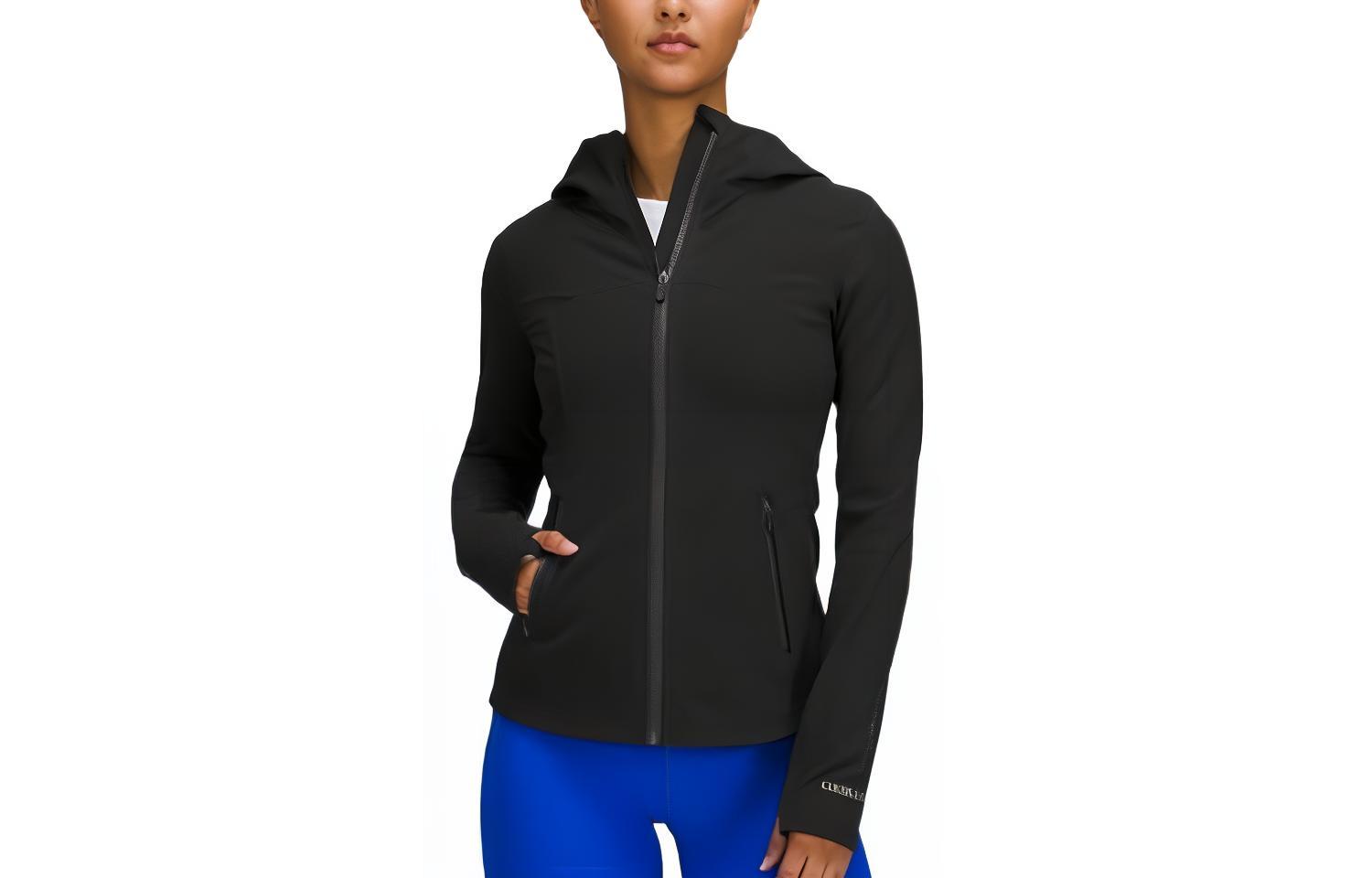 (Women) Lululemon Stretch Series Glyde™ Solid Slim Fit Hoodie Jacket LW4BSSS