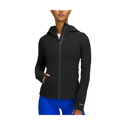 (Women) Lululemon Stretch Series Glyde™ Solid Slim Fit Hoodie Jacket LW4BSSS