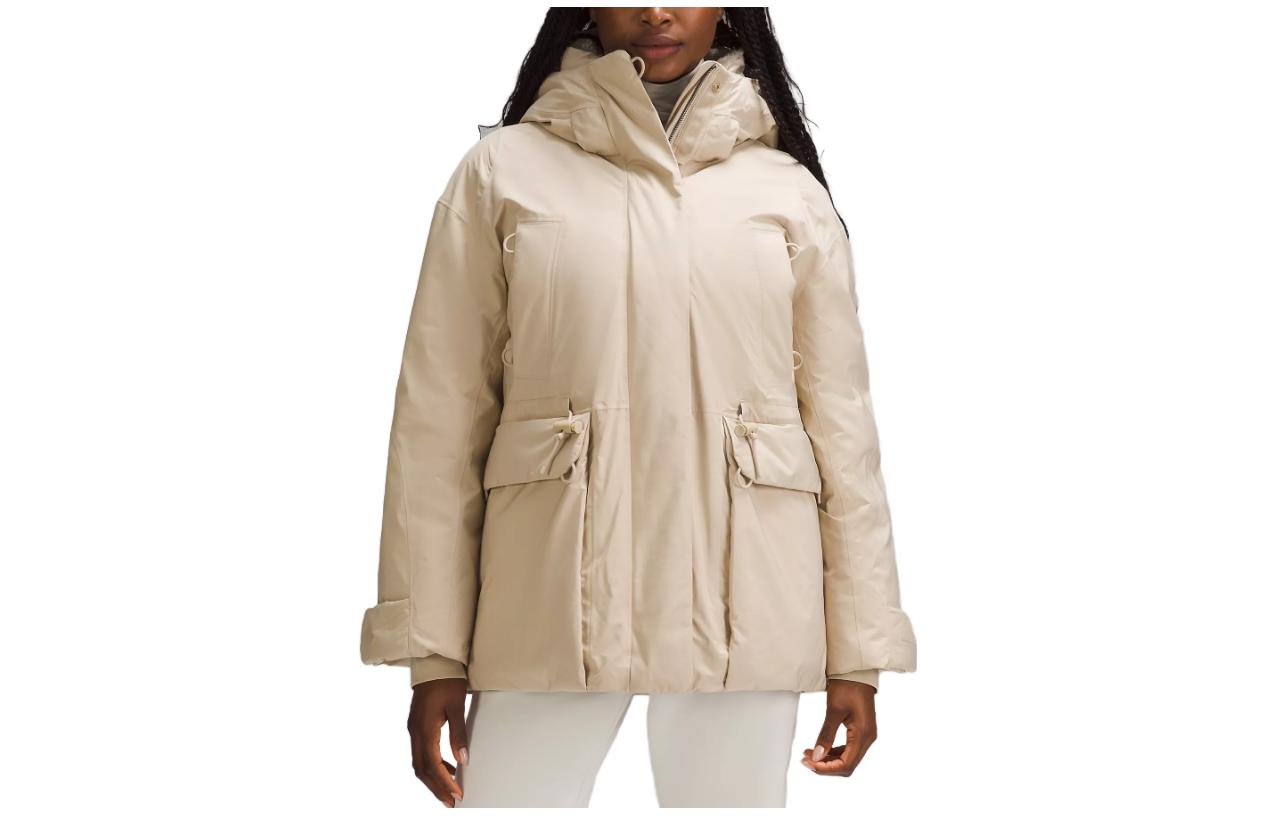 (Women) Lululemon StretchSeal 600 Fill Goose Down Hooded Jacket LW4CEZS