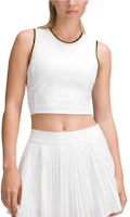 (Women) Lululemon Stylish Tennis Logo Low Neck Cropped Sports Tank Top. LW1EYIS (Women) Lululemon Stylish Tennis Logo Low Neck Cropped Sports Tank Top. LW1EYIS