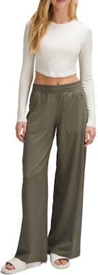 (W) Lululemon Swift 中腰寬褲 快乾舒適休閒長褲 LW5HTCS 12