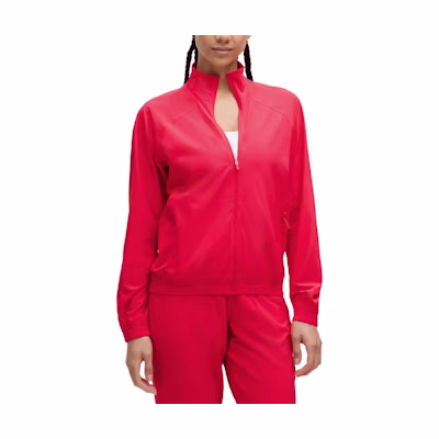 (Women) Lululemon Swift Perforated Track Jacket - Stylish, Comfortable Sportswear LW3IK9S