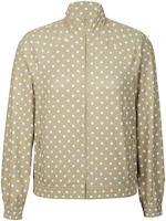 (Women) Lululemon Swift Quick-Dry Loose Fit Jacket Oak Brown White Polka Dots LW3IUDS (Women) Lululemon Swift Quick-Dry Loose Fit Jacket Oak Brown White Polka Dots LW3IUDS