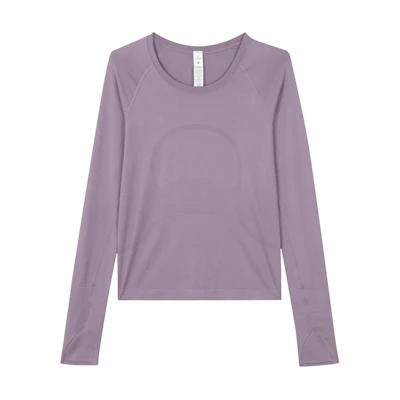 (Women) Lululemon Swiftly Tech Long-Sleeve Breathable Mesh Workout Top LW3HHIS