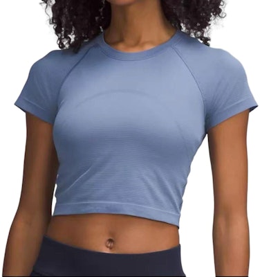 (Women) Lululemon Swiftly Tech Short Sleeve Crew Neck T-Shirt - Breathable & Comfy. LW3GZHS 32