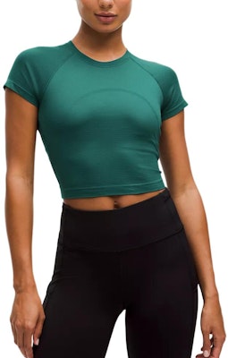 (Women) Lululemon Swiftly Tech Short Sleeve Crew Neck T-Shirt - Breathable & Comfy. LW3GZHS 44