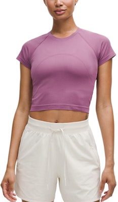 (Women) Lululemon Swiftly Tech Short Sleeve Crew Neck T-Shirt - Breathable & Comfy. LW3GZHS 70
