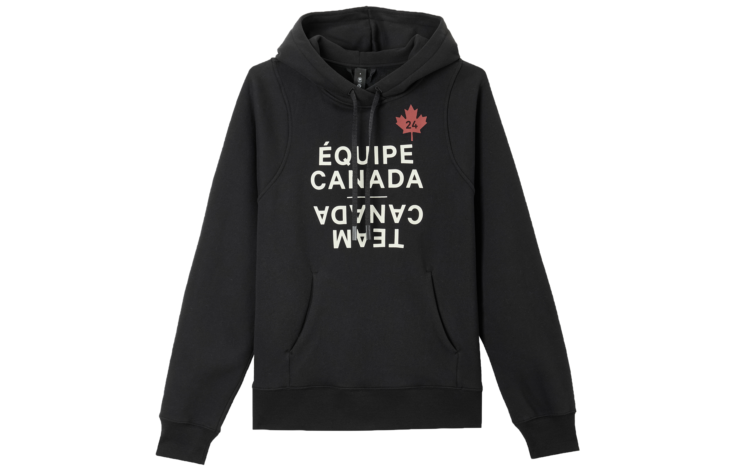 (Women) Lululemon Team Canada Fleece Hoodie COC Logo Oversized Wool Lettering  LW3HY2S