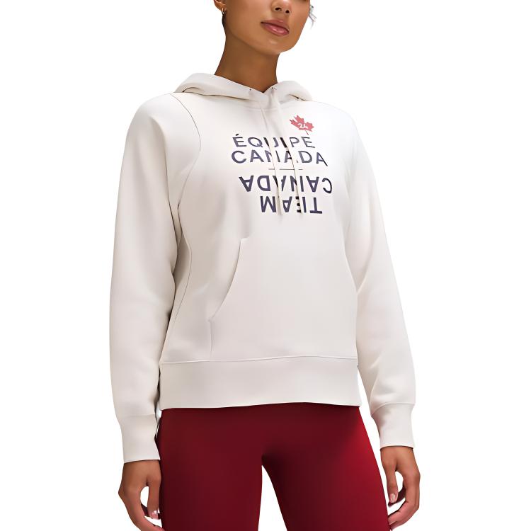 Order (W) Lululemon 加拿大队羊毛连帽衫 COC标志宽松字母设计 LW3HY2S