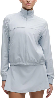 (Women) Lululemon Tennis Jacket SS25 Loose Fit Long Sleeve - Starch Blue/Sun Grey LW3IC5S Order (Women) Lululemon Tennis Jacket SS25 Loose Fit Long Sleeve - Starch Blue/Sun Grey LW3IC5S
