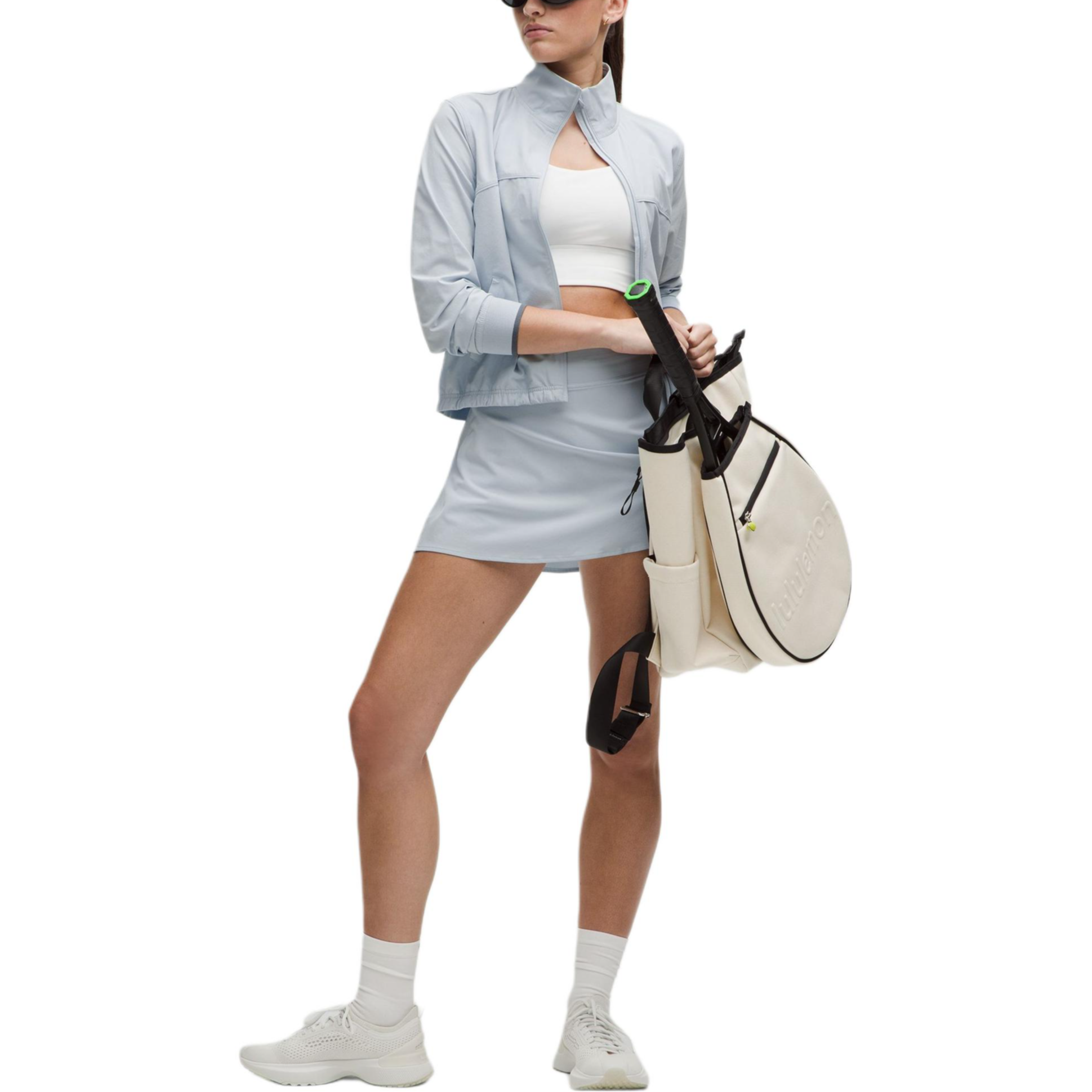 (Women) Lululemon Tennis Jacket SS25 Loose Fit Long Sleeve - Starch Blue/Sun Grey LW3IC5S 圖 4