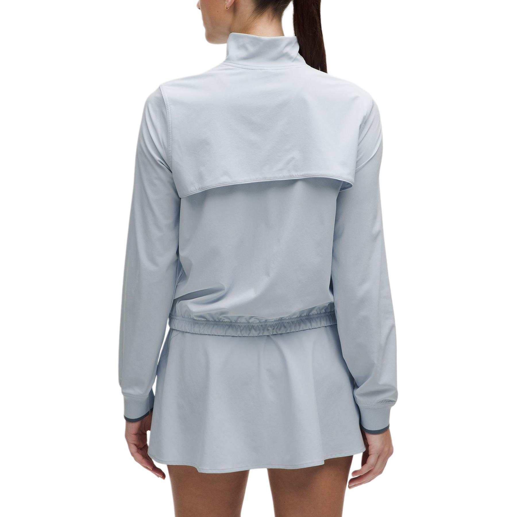(Women) Lululemon Tennis Jacket SS25 Loose Fit Long Sleeve - Starch Blue/Sun Grey LW3IC5S 圖 5