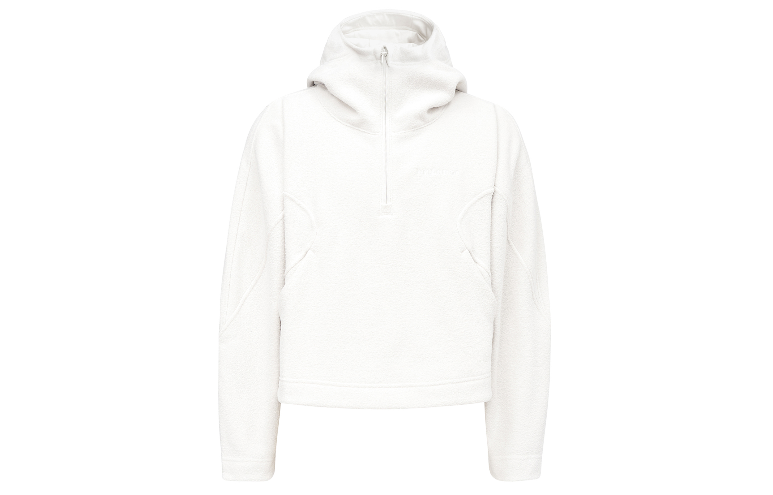 (Women) Lululemon Terry Fleece Half-Zip Hoodie in Solid Color LW3GW5S