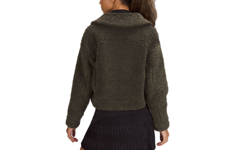 (Women) Lululemon Textured Fleece Button-Up Jacket Women’s Solid Color LW3FPUS 圖 6