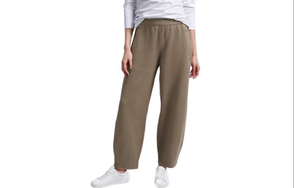 (Women) Lululemon Textured Tapered Relaxed Mid-Waist Pants 25" SS23 LW5FKRA