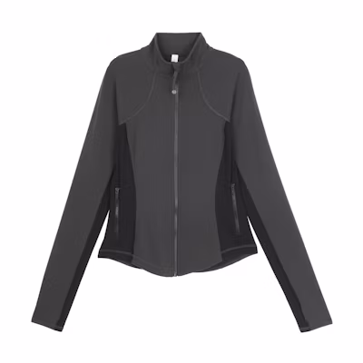 (Women) Lululemon Throwback Shape Nulu™ Colorblock High-Neck Slim Jacket LW4BVCS