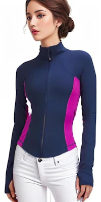 (W) Lululemon 复古风 Nulu™ 拼色高领修身夹克 LW4BVCS Order (W) Lululemon 复古风 Nulu™ 拼色高领修身夹克 LW4BVCS