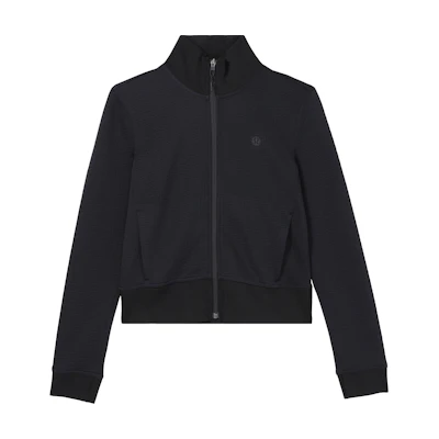 (Women) Lululemon Track Jacket Quick-Dry Sweat-Wicking Short Long Sleeve LW3HS2S