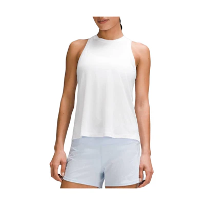 (Women) Lululemon Ultralight Solid Lightweight Hip-Length Sports Tank Top LW1EPNS