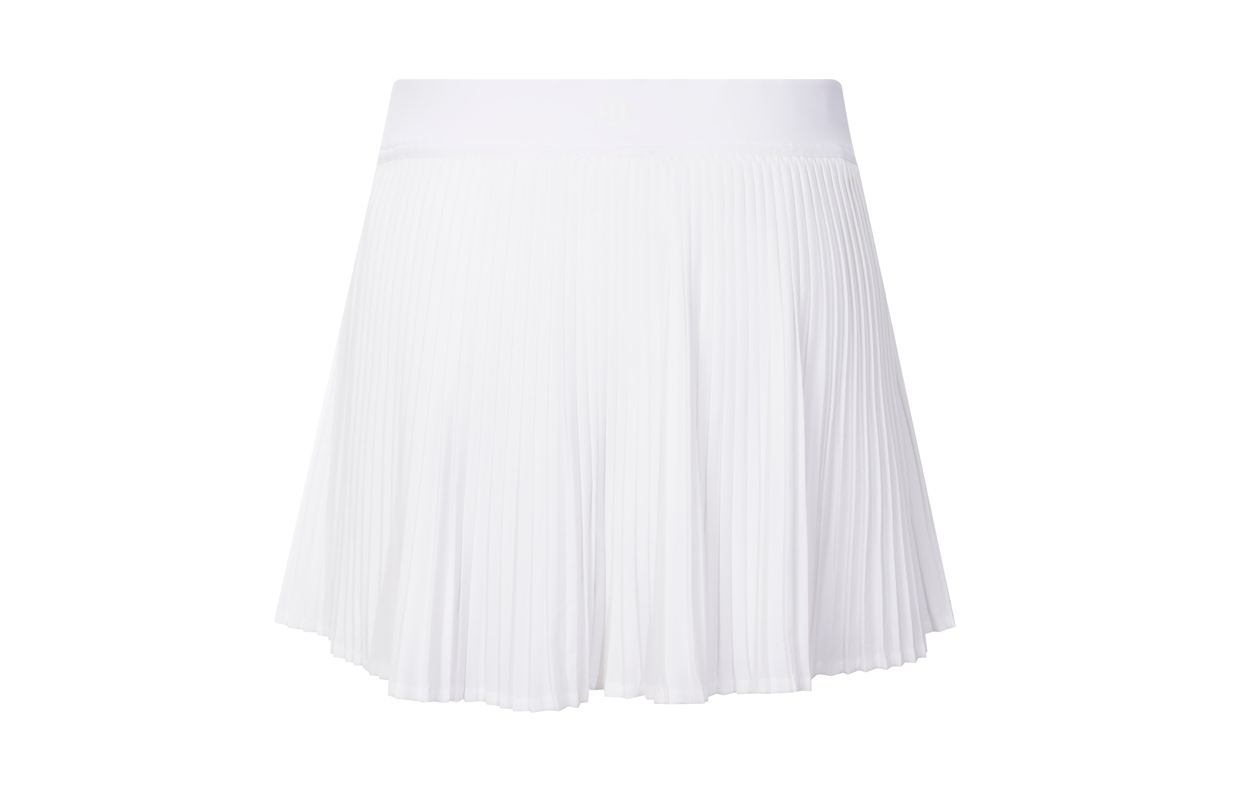 Lookbook (W) 룰루레몬 바시티 스위프트 하이웨이스트 플리츠 테니스 스커트 화이트. LW8AKVS