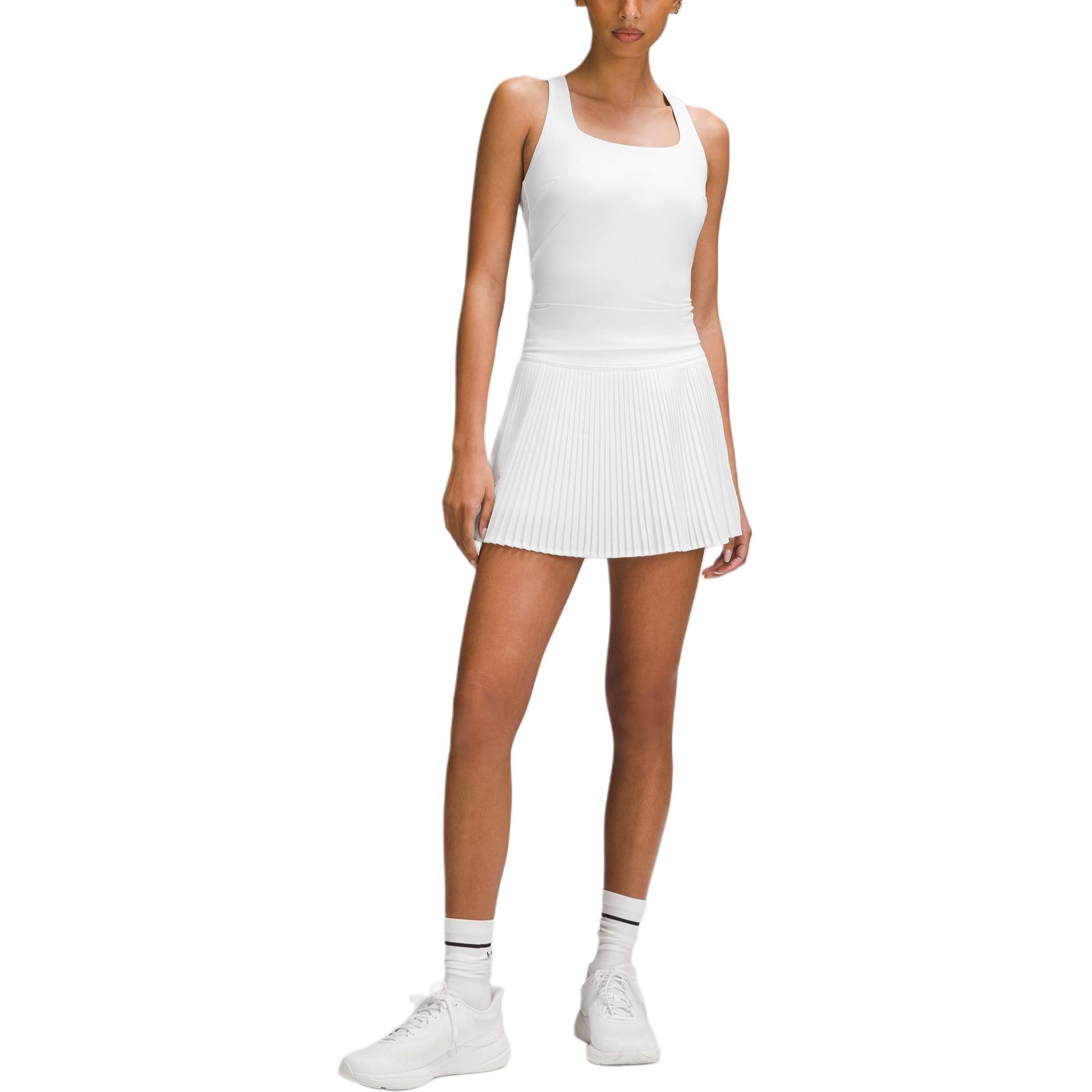 Purchase (W) 룰루레몬 바시티 스위프트 하이웨이스트 플리츠 테니스 스커트 화이트. LW8AKVS