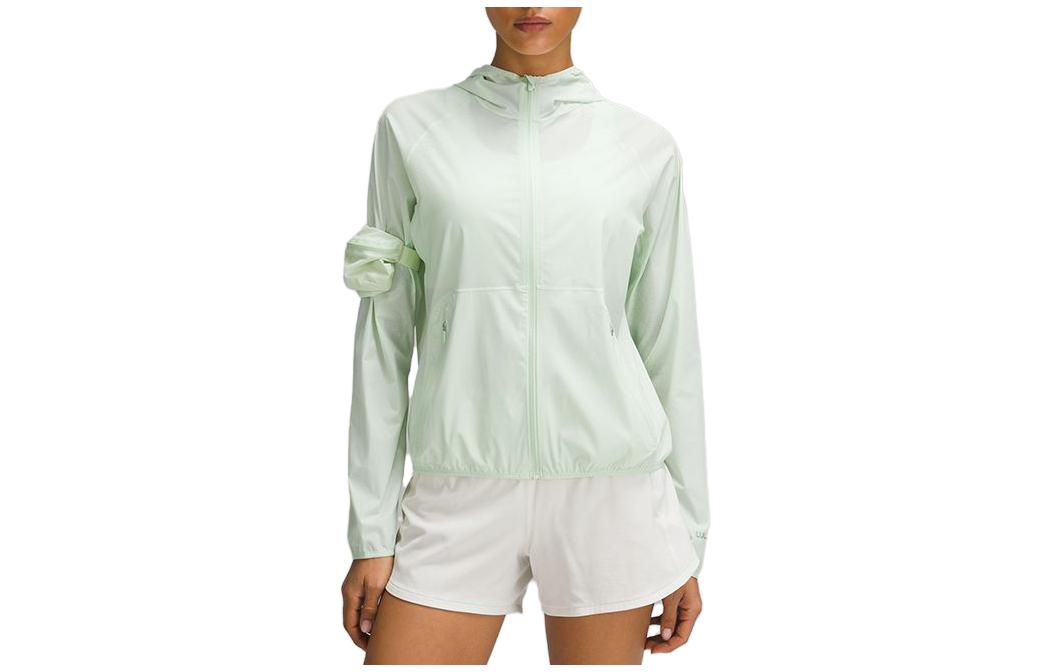 (Women) Lululemon Ventilated Packable Trail Running Lightweight Jacket LW4BZYS
