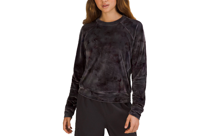 (Women) Lululemon Warm Down Velvet Crewneck Raglan Sweatshirt LW3FKES