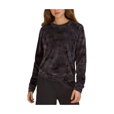 (Women) Lululemon Warm Down Velvet Crewneck Raglan Sweatshirt LW3FKES