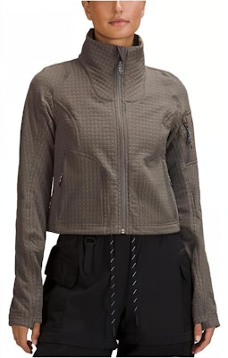 (Women) Lululemon Water-Repellent Fleece-Lined Zip-Up Jacket LW4BWLS Buy (Women) Lululemon Water-Repellent Fleece-Lined Zip-Up Jacket LW4BWLS