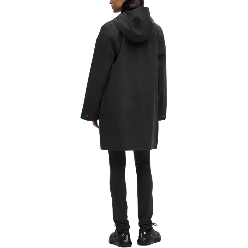 Lookbook (W) Lululemon 防水透气宽松版型雨衣夹克 LW4CJ1S