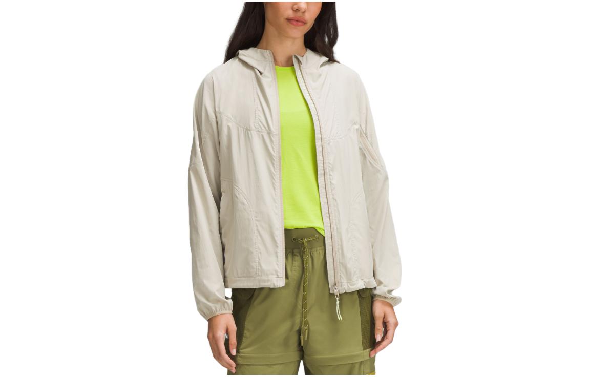 (Women) Lululemon Waterproof Casual Hooded Jacket LW4BZ7S