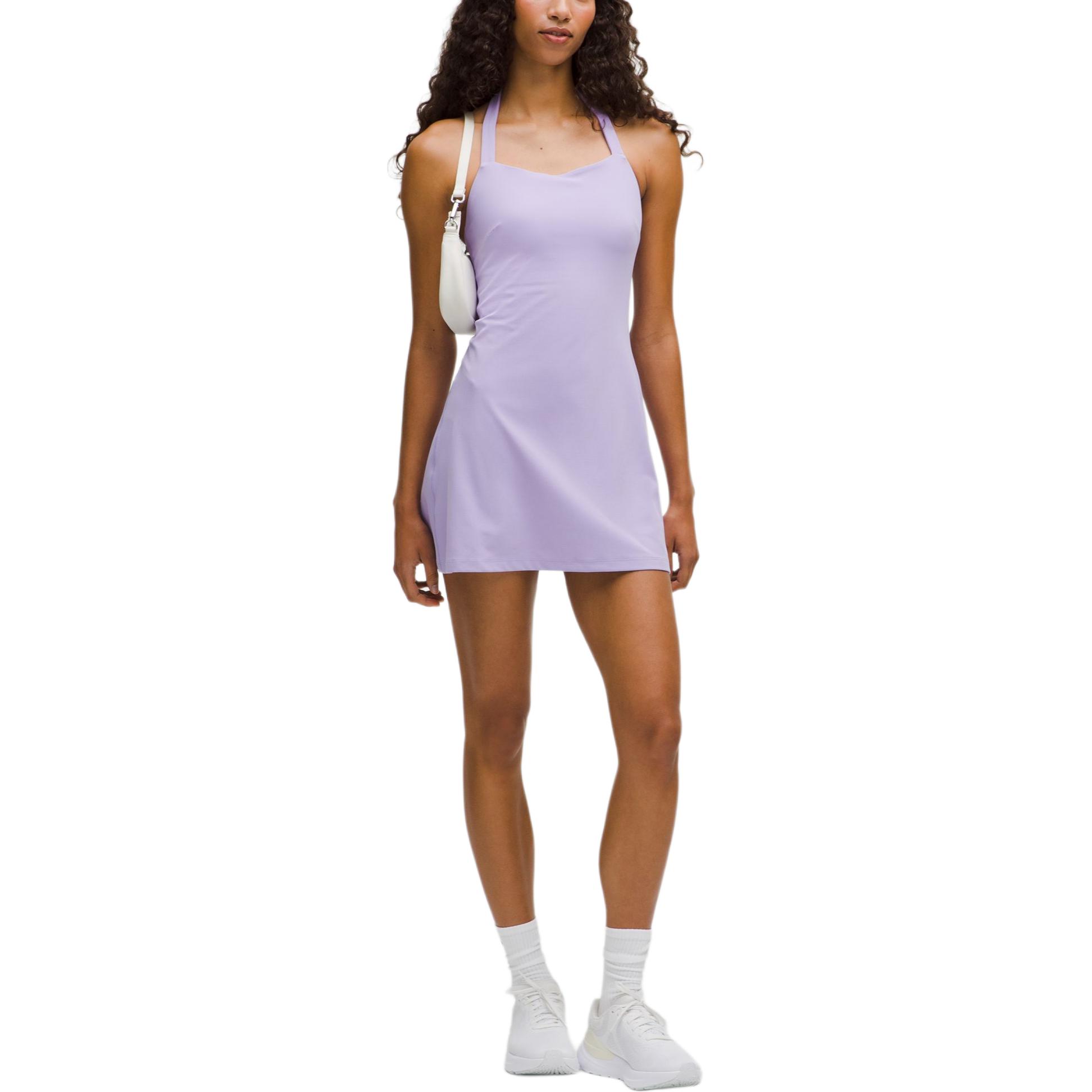 Details for (W) Lululemon Wanita Align™ Nulu™ Halter Neck Dress - Warna Solid, Santai & Stylish. LW1FG0S