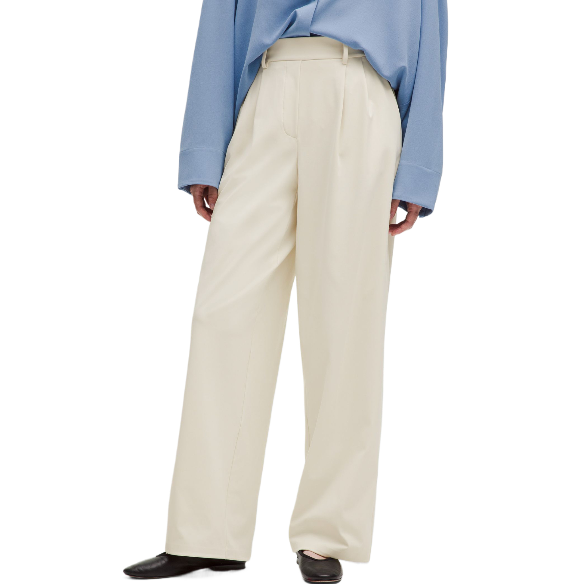 (Women) Lululemon Women’s Daydrift Casual Pants Ivory - Trendy & Comfortable. LW5HCPS