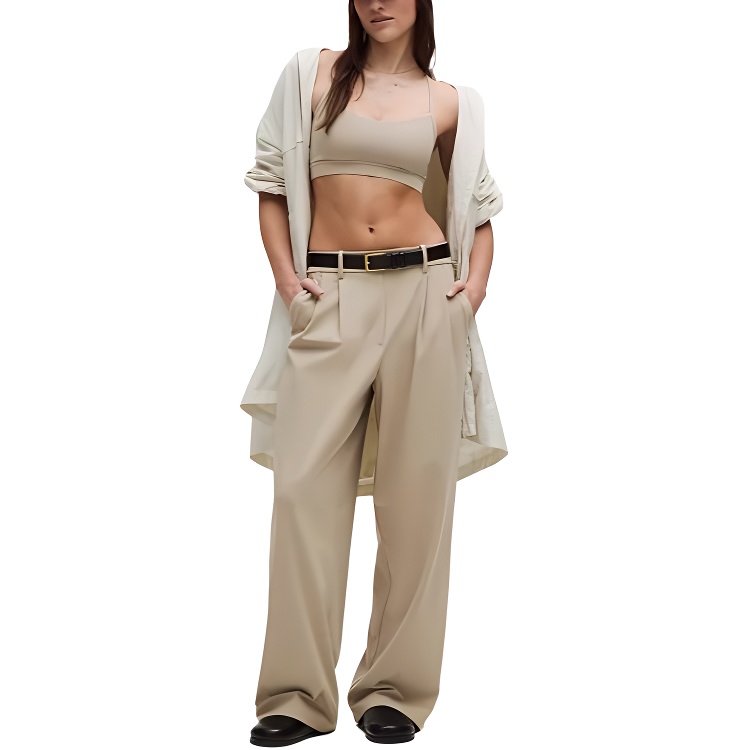 Order (W) Lululemon 女士Daydrift休闲裤象牙色 - 时尚舒适裤子。 LW5HCPS