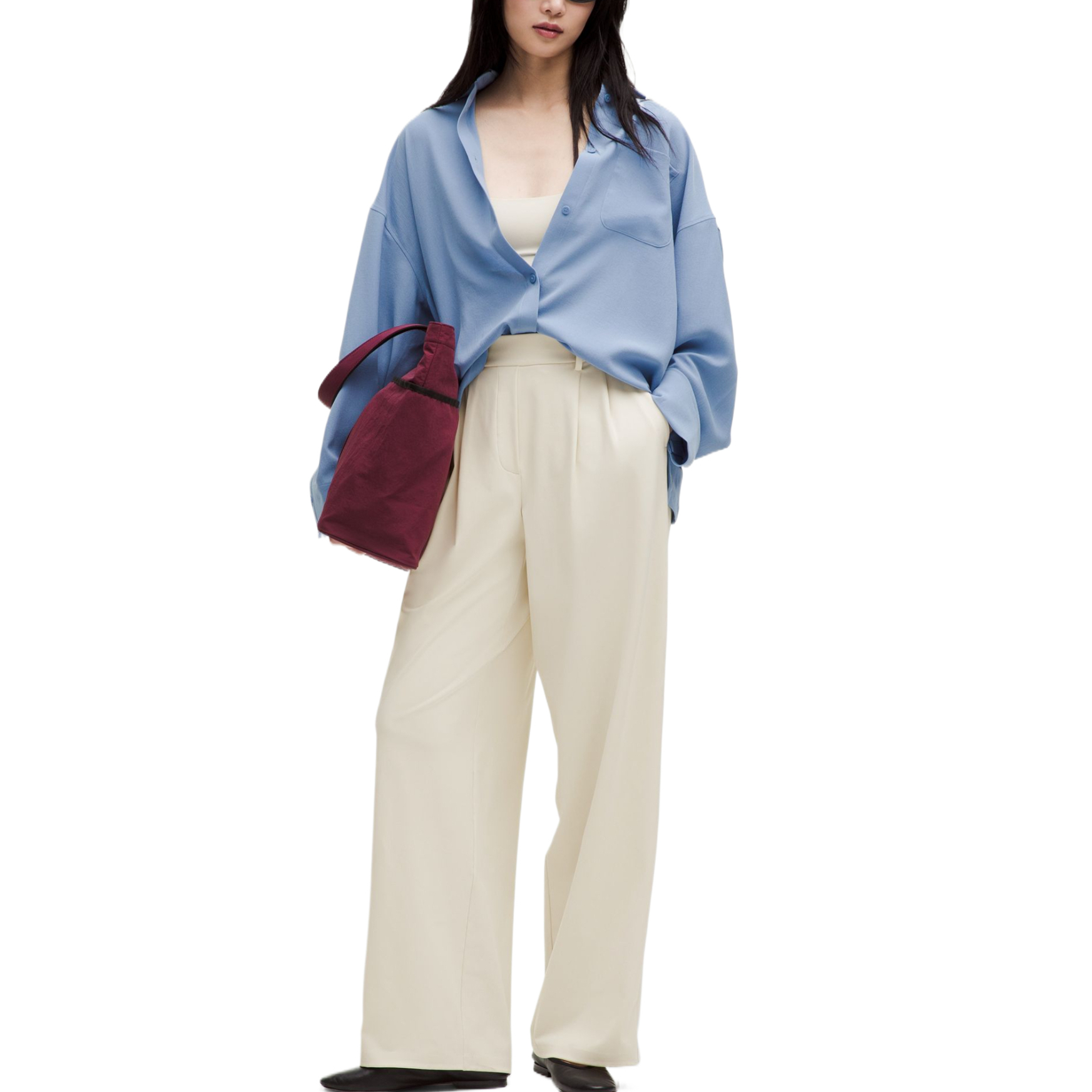 Purchase (W) Lululemon 女士Daydrift休闲裤象牙色 - 时尚舒适裤子。 LW5HCPS