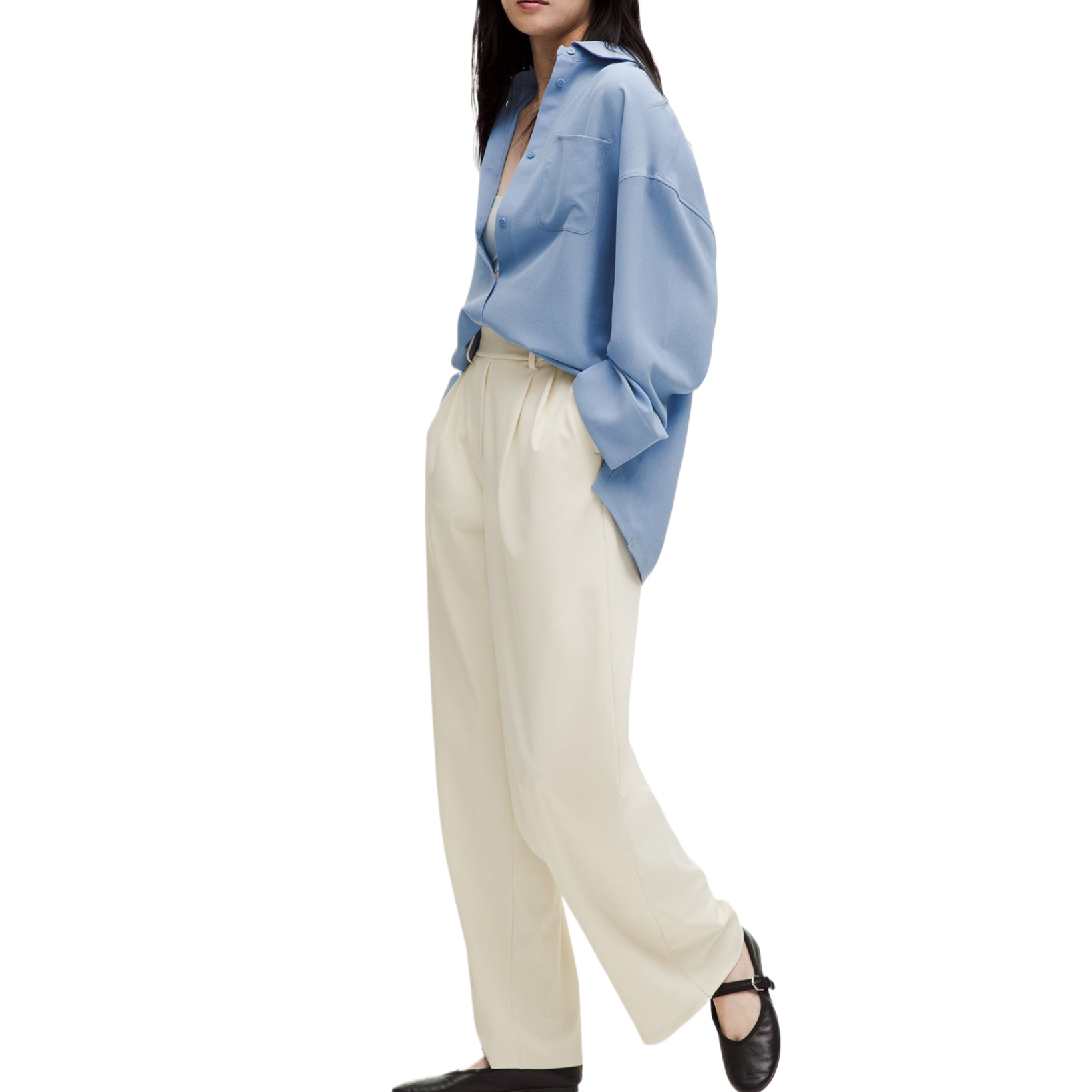 Details for (W) Lululemon 女士Daydrift休闲裤象牙色 - 时尚舒适裤子。 LW5HCPS