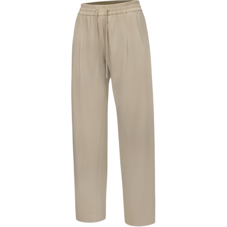 (Women) Lululemon Woven Mid-Rise Tie Wide-Leg Quick-Dry Casual Pants LW5GQJA